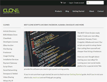 Tablet Screenshot of clonescriptsoft.com